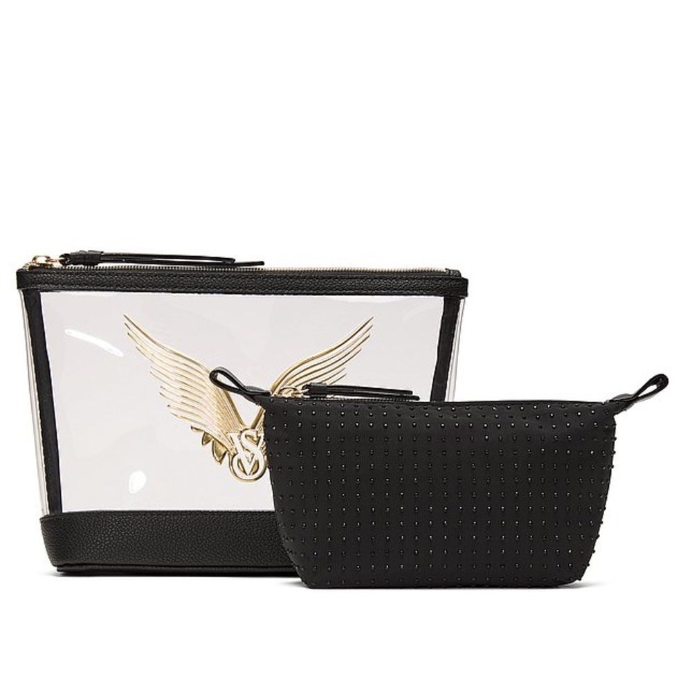 Stylish Black and Silver Women's Bag VICTORIA SECRET